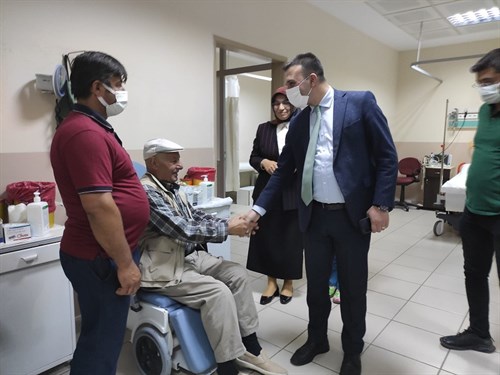 Kaymakam Yazıcı İlçe Devlet Hastanesini Ziyaret Etti